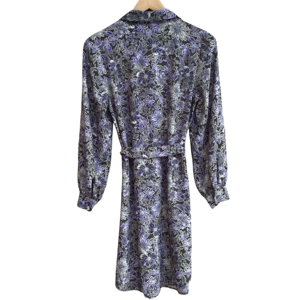 Loft Floral Long Sleeve Shift Dress Women’s Size Small - Picture 2 of 10